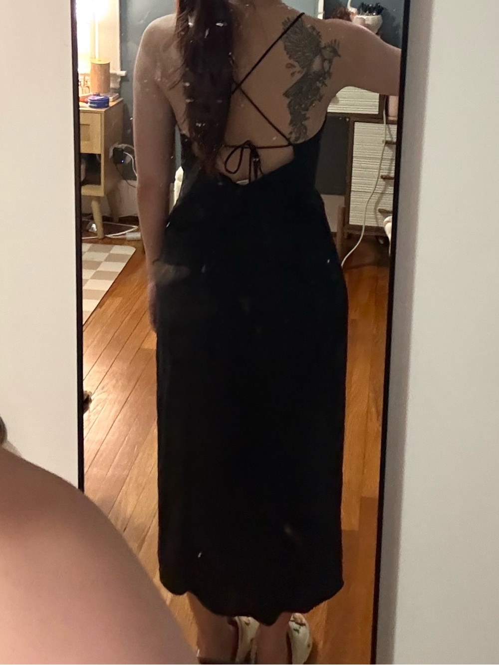 H&M Classic Black Slip Dress - Picture 2 of 3